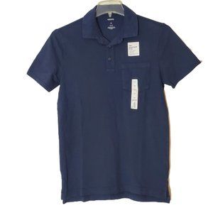 Men Sonoma Goods For Life® Supersoft Lightweight Polo  Blue Size S Short Sleeve